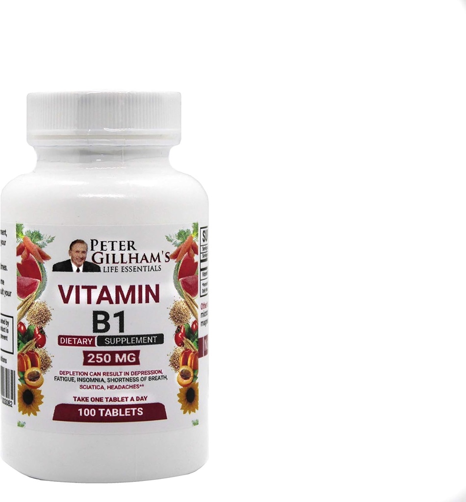 ピーターズチョイスB1タブレット栄養補助食品(B1 250mg、100錠)