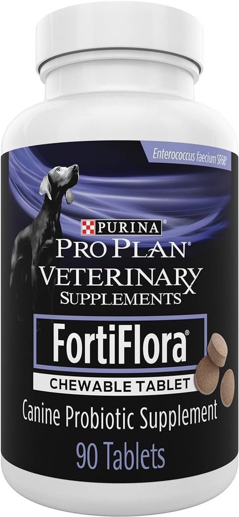 Purinaのプロ プランの獣医はFortiFloraのChewable犬のProbioticの補足のタブレット90のctを補います。おおい