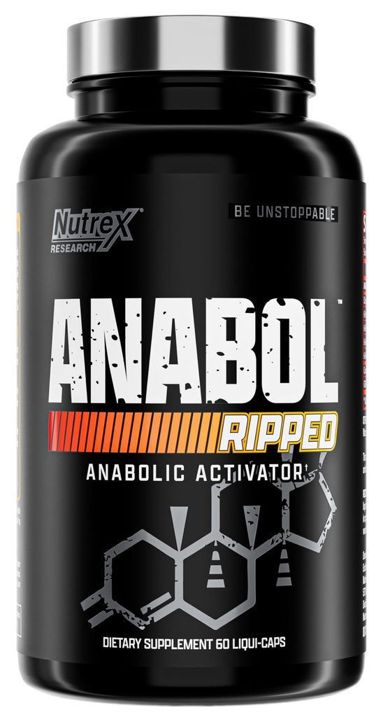 Nutrexの研究 Anabol は男性のための同化筋肉建築者を浸しました, 2-in-1 筋肉建築者およびシュレッディングの補足, (60 カウント)