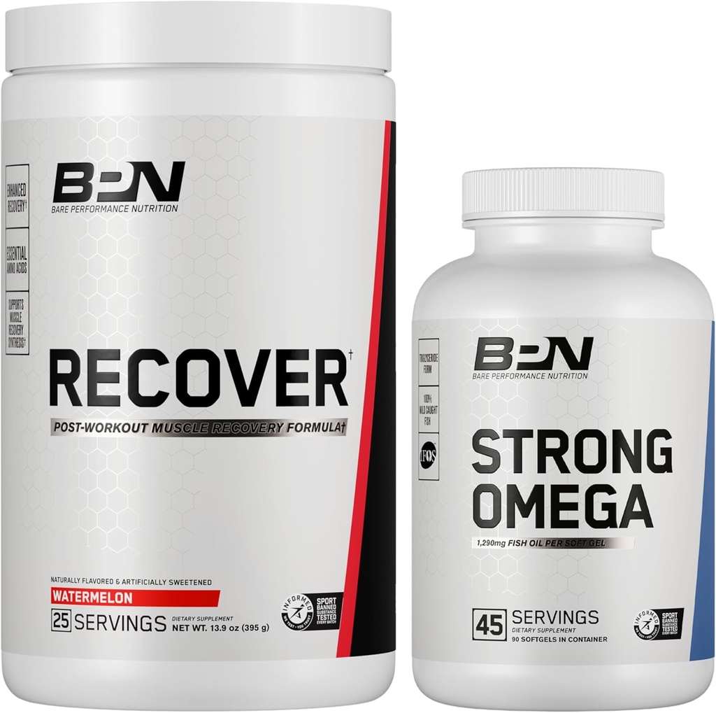 BARE PERFORMANCE NUTRITION BPNの回復及び強いオメガの束
