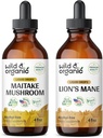 ワイルド&オーガニック 舞茸のきのこ Tincture 4 fl oz & Lion's Mane Tincture 4 fl oz