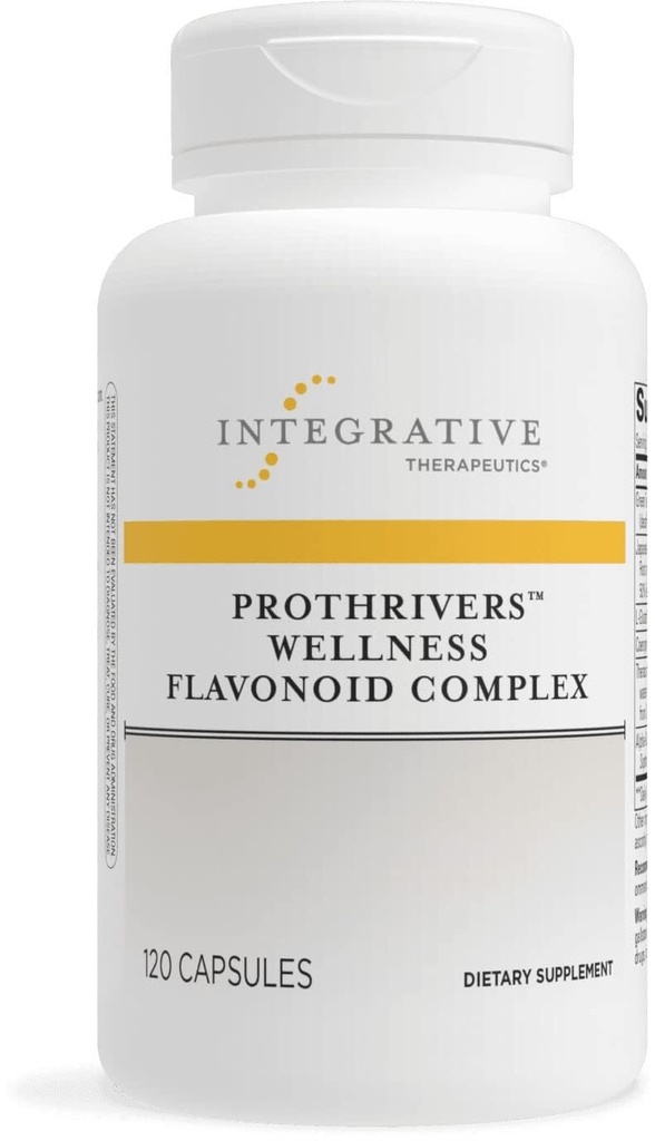 Integrative Therapeutics ProThrivers Wellness Flavonoid Complex - CoQ10、Curcuminのエキス、緑茶のエキスおよびL-Glutathioneとの健康な酸化防止の道* - 酪農場は放します - 120のカプセル