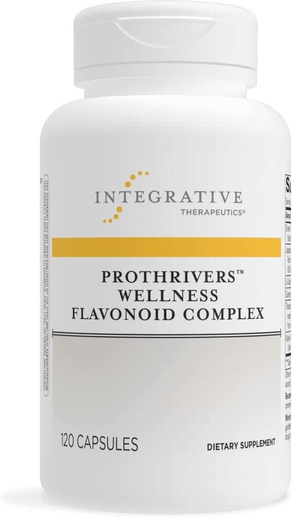 Integrative Therapeutics ProThrivers Wellness Flavonoid Complex - CoQ10、Curcuminのエキス、緑茶のエキスおよびL-Glutathioneとの健康な酸化防止の道* - 酪農場は放します - 120のカプセル