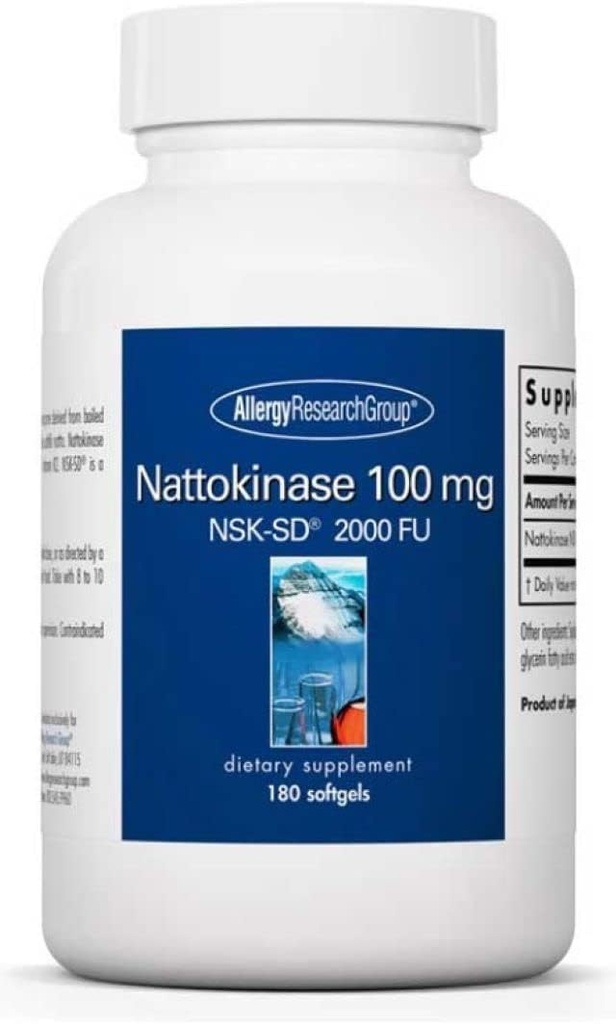アレルギー研究グループ Nattokinase 100mg 180sg