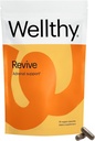 Wellthy Revive ストレス サポート カプセル - ブースト エネルギーと改善 精神ウェルネス (60 カウント)