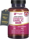 プレミアム無臭のカプセル | 45,000mg/softgel | 200 softgels (ないタブレット) 極度の高力 | 冷間プレスおよび脱臭されたアリウムのSativumからの優れたニンニクのエキス