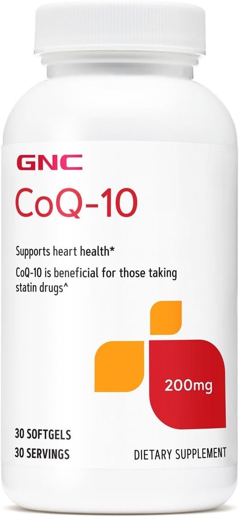 GNC CoQ10 200mgの補足、サポート心の健康、30のサービング