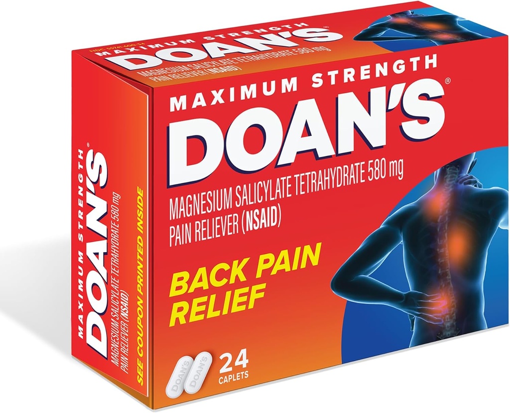Doans Extra Strength Pain Reliever Caplets, 24 Count