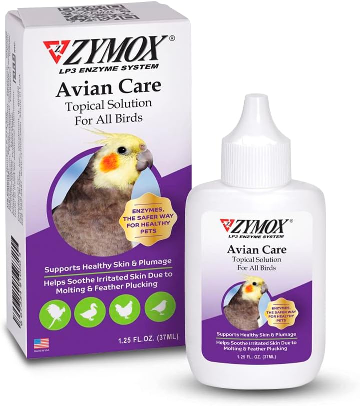 ZYMOX Avian の心配の Topical の解決 w/o の Hydrocortisone - 1.25 oz