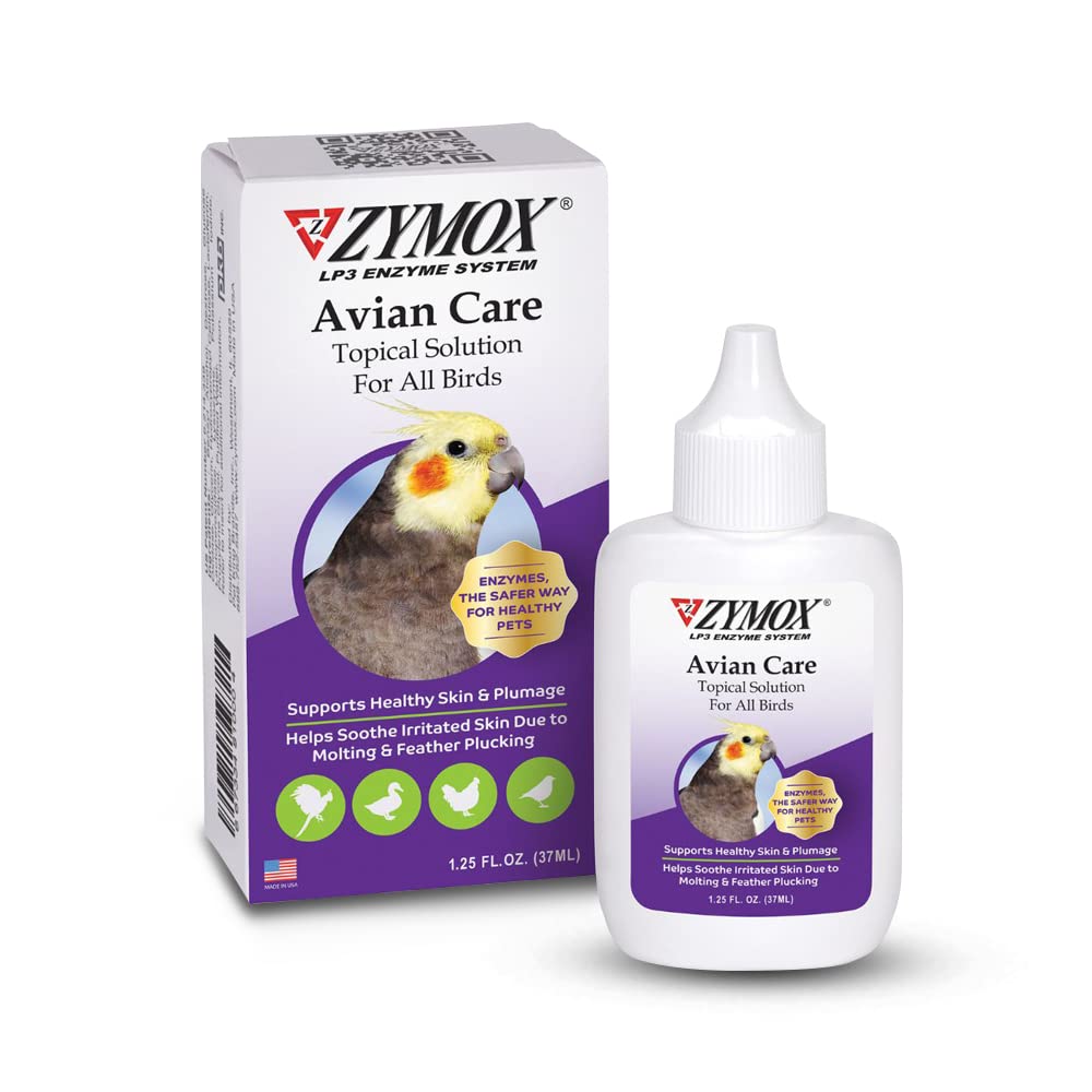 ZYMOX Avian の心配の Topical の解決 w/o の Hydrocortisone - 1.25 oz
