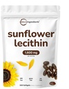 マイクロ成分のヒマワリレシチン 1,600mg/サービング、300 Softgels | 持続的に栽培されたソース、冷間プレス、Phosphatidyl コリンで豊富 | 授乳サプリメント* | 大豆フリー、非GMO