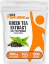 BulkSupplements.comgreenティーエキスパウダー - 50%ポリフェノールサプリメント、EGCGサプリメント - グルテンフリー、500g(1.1ポンド)、500g(パッケージ1)