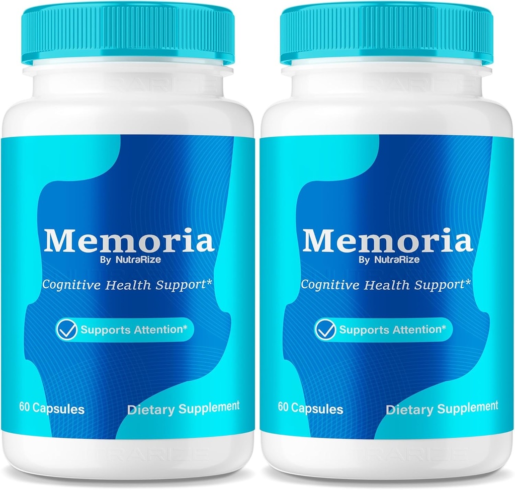 NutraRize (2 パック) Memoria カプセル, Premium All Natural Supplement to Support Health & Wellness, 公式フォーミュラ to Boost Memory and Focus, Capsulas Reviews (120 カプセル)