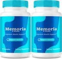 NutraRize (2 Pack) Memoria Capsules, Premium All Natural Supplement to Support Health & Wellness, Official Formula to Boost Memory and Focus, Capsulas Reviews (120 Capsules)