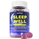 MelatoninはマグネシウムのGlycinate、GABA、5-HTP、L-Theanine、Valerian、Chamomile、レモン バルム、ビタミンD3及びB6 -ホルモン及び薬剤の自由で、非習慣の形成、砂糖を放します