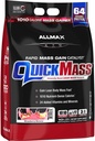 すべてのマックス栄養QUICKMASS、いちごバナナ - 10 lb - 急速な質量利益触媒 - 最大 64 タンパク質のグラム サービングあたりのタンパク質 - 3:1 タンパク質比への炭水化物 - ゼロトランス脂肪 - 最大 70 便益