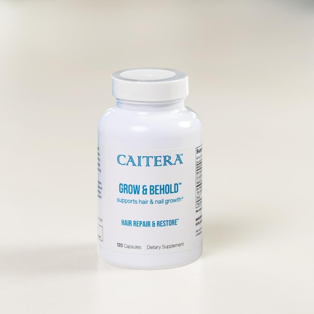 成長と見よ | 髪を薄くするための臨床的にテストされた栄養補助食品 | ソーパルメット、ビオチン、亜鉛とセレンは、髪の成長、活力、輝き、完全性をサポート | ビーガン120カプセル