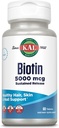 KAL Biotin 5000 TR Tablets, 5000 mcg, 60 Count