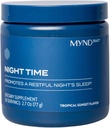 ヌスキン MYND360 ナイトタイム睡眠補助剤 | マグネシウム&メラトニン睡眠サプリメント | マグネシウムクエン酸塩パウダー | 休眠を促進 | ノンハビット マグネシウムサプリメント成形