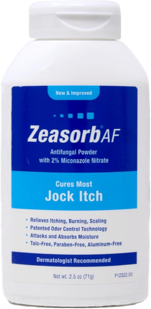 Zeasorb-AFのJock Itch 2.5のoz (11のパック)のための極度の吸収性のAntifungalの処置の粉