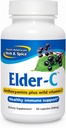 NORTH AMERICAN HERB&SPICE Elder-C - 60カプセル - エルダーベリーコンセントレート - 免疫サポート、健康的な呼吸反応 - Oreganol P73が含まれています - 非GMO、グルテンフリー - 30サービング