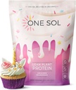 1つのソルラン植物ベースのプロテインパウダー、エンドウ豆&ブラウンライスプロテイン、低炭水化物、ビーガンフレンドリー - グルテン、乳糖、大豆フリー - 砂糖、非GMO、クリーン栄養、ブロッキングなし(ユニコーンミルクセーク)