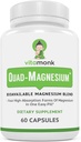 Quad Magnesium Blend by Vitamonk - with Magnesium Orotate, Glycinate Chelate, Magnesium Taurate and Di- Magnesium Malate - High Absorption Magnesium Complex for Sleep, Heart, and Mood