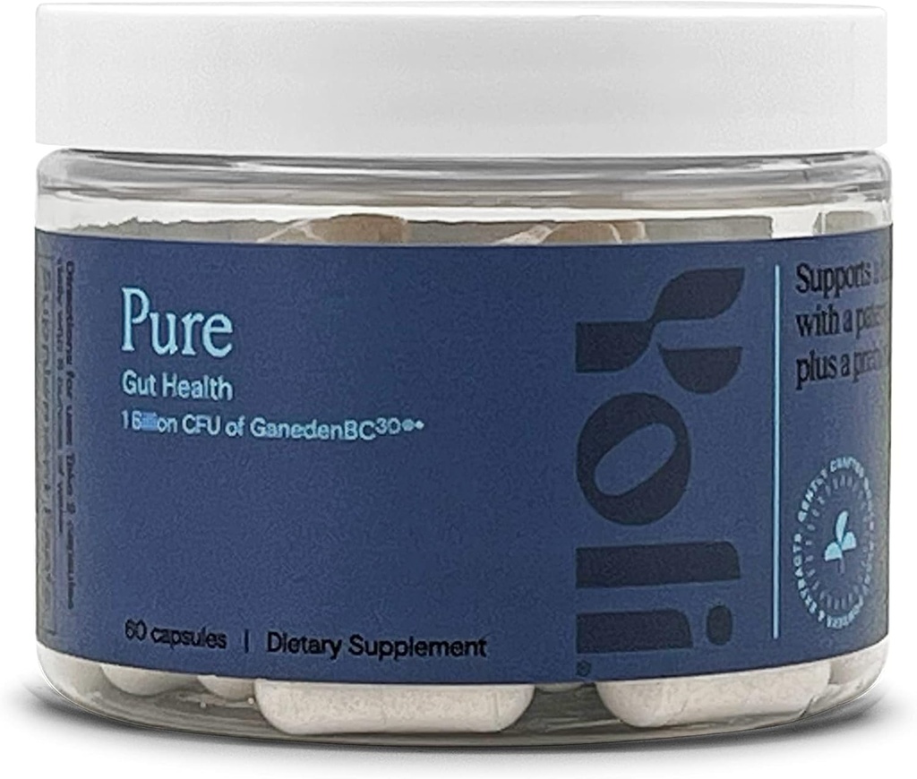 Yoli® 消化器の健康のための純粋なプロバイオティクス - 男性と女性のための腸の健康のサプリメント - Probiotic Capsules 1 Billion CFUs