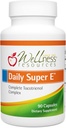 Wellness Resources Daily Super E - Tocotrienol Vitamin E Complex: Soy-Free Full Spectrum Vitamin E with Delta, Gamma & Alpha Tocotrienols for Antioxidant Protection, Natural Source, Non-GMO (90 Caps)
