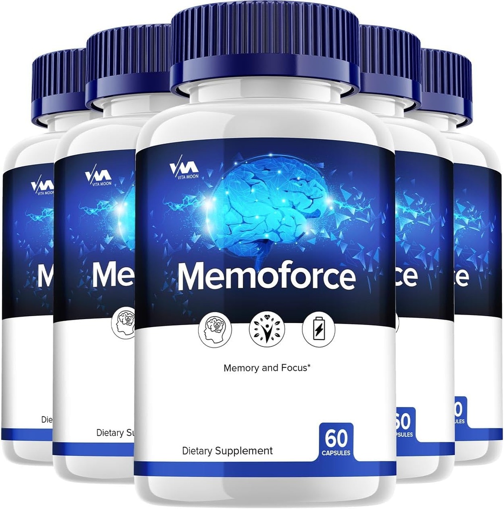 VitamoonのMemoforceの補足のカプセル–MemoforceのNootropicsの丸薬、Memoforceの明快さの焦点およびレビュー、300のカプセル