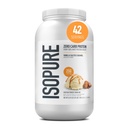 Isopure Zero Carb 100%の純粋な乳頭の隔離蛋白質の粉、乳糖は、ビタミン、バニラの塩を付けられたキャラメルと、サービングごとの25g蛋白質、3つのLbs、42のサービング(包装の5月Vary)と放します