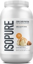 Isopure Zero Carb 100%の純粋な乳頭の隔離蛋白質の粉、乳糖は、ビタミン、バニラの塩を付けられたキャラメルと、サービングごとの25g蛋白質、3つのLbs、42のサービング(包装の5月Vary)と放します