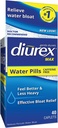 Diurex Max - 最大強度カフェイン無料利尿水丸薬 - ウォーターブロアリーブ