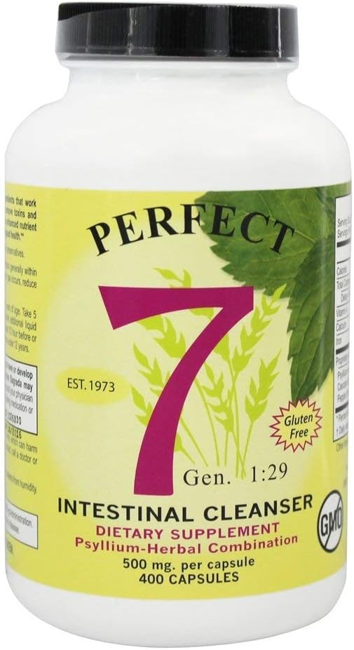 パーフェクト 7 PSYLLIUM-HERBAL COMBO CAP, 400 CAP