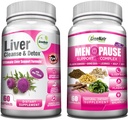 GreeNatr Synergic Bundle - ホットフラッシュ、ナイトスウェット&ムードススイングレスキューのためのHerbal Menopauseサポートコンプレックス - シナジーレバークレンスとのトータルリビタライゼーション