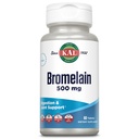 KAL Bromelain 500 mg, 消化と共同サポートサプリメント, 消化酵素, パイナップル抽出物, 急速な崩壊, ビーガン, 乳製品や大豆なしで作られた, ラボ検証済み, 60 サービング, 60 錠