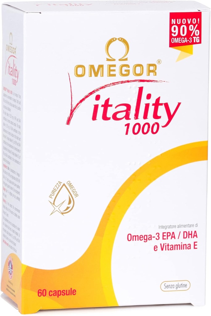 OMEGORオメガ3の魚油の補足IFOSはカプセルごとの800mg EPAおよびDHAが付いている死亡率1000を証明しました - 魚介類のAftertaste無し、非GMO (60のSoftgels)