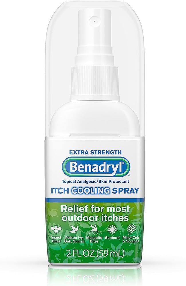 Benadryl の余分強さの反イッチの冷却のスプレー、ほとんどの屋外のイッチ、旅行サイズ、2 の fl からの救助のための Topical の鎮痛剤および皮の保護剤。 oz (パッキング 3)