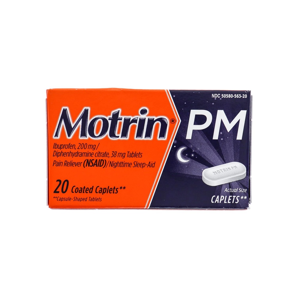 Motrin Ib Pmの帽子のパック2のサイズ20ct