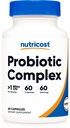 Nutricost Probiotic Complex(>1 Billion CFU) 60カプセル - グルテンフリー、非GMO