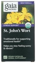 Gaia Herbs St. John's Wort, ビーガン液体カプセル, 60 カウント - PositiveとSunny Moodを促進するためのストレスサポート