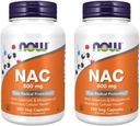 Now Foods Nac-Acetyl Cysteine 600mg, 250 Vcaps (500 (250X2))