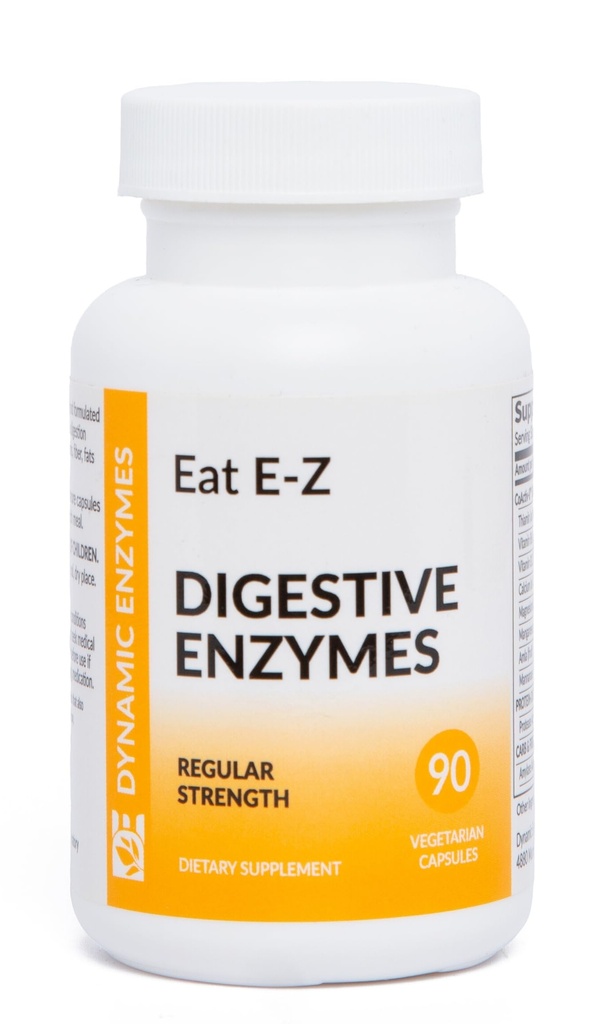 腸の健康のためのE-Z消化酵素(90カウント)を食べる; アンチブロッキング; 免疫サポートのための消化酵素