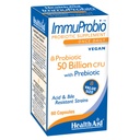 HealthAid ImmuProbio 60キャップ - 50ビリオンCFUプレバイオティクス、一度毎日、酸&Bile耐性ストレーナー、ビーガン