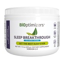BIOptimizers 睡眠ブレークスルー 2.0 – 自然サポートサプリメント | 救助補助金大人を収容 | ノンハビットフォーミング | 202.5 g パウダー ブルーベリードリーム