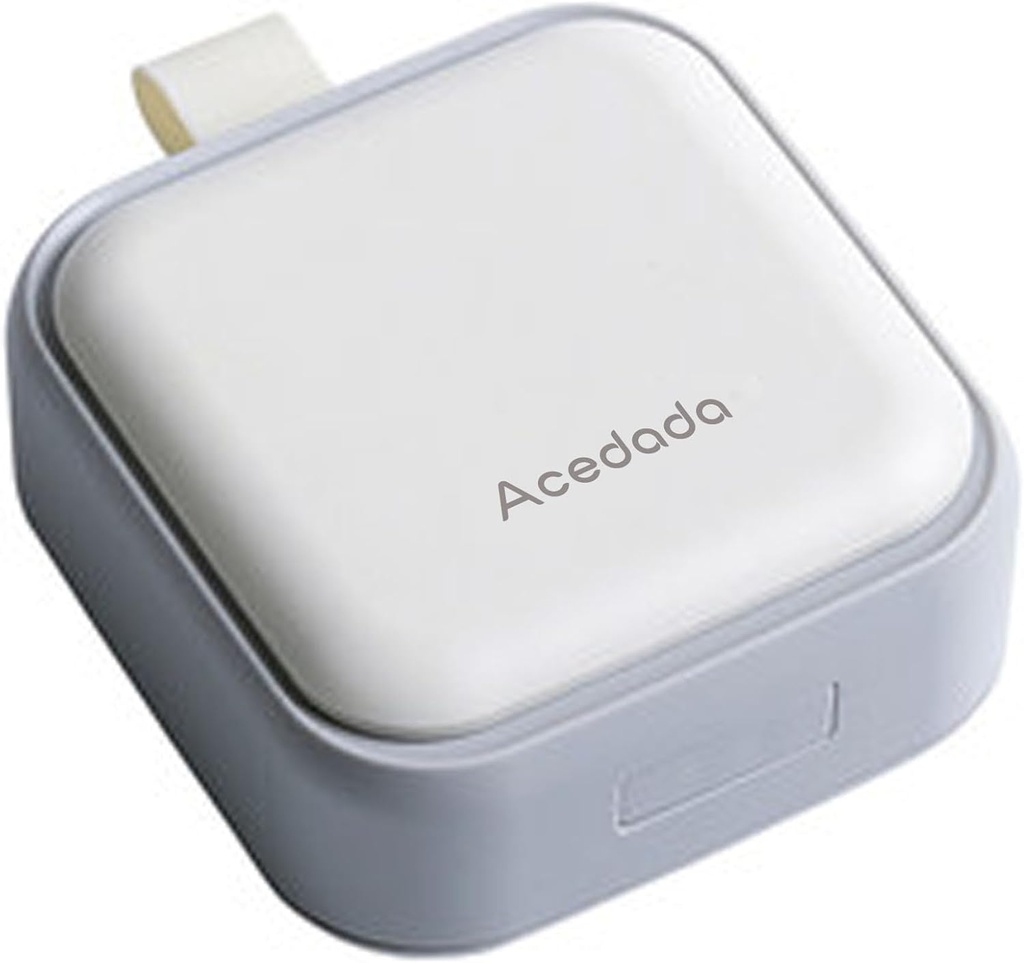 小さなピルケース、かわいいピルボックス - アケダトラベルデイリーピルオーガナイザー、財布ポケット、ビタミン、魚油、サプリメント、白のためのコンパクトな薬ホルダーのためのポータブルプリティーピルコンテナ