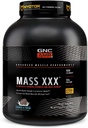 GNC AMP の固まり XXX、臨床的に証明される重量のゲインダーの蛋白質の粉、改良します強さ、サイズ、780 カロリー、50g 蛋白質、マイクロ化されたアミノ酸、クレアチン、ベタイン、クッキー及びクリーム、13 サービング、6 SVG