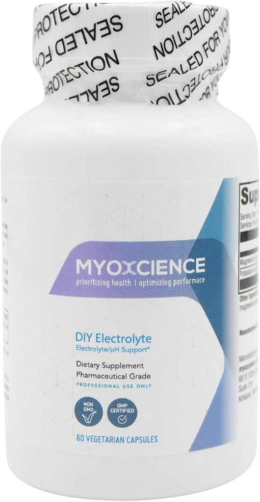 DIYの電解物 | 99のmgのカリウムおよび生物利用できる形態の帽子ごとの50のmgのマグネシウムのクエン酸塩