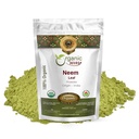 ORGANIC WAY NEEM リーフパウダー | ヨーロッパ ワイルドハーヴェスト | オーガニック&コーシャ認定 | GMO&グルテンフリー | USDA 認定済み | 原産 - インド(8 Oz)