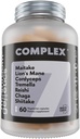 Complex 7 - Organic Reishi, Lions Mane, Cordyceps, Shiitake, Chaga, Maitake & Tremella for Immune Support, Focus & Energy | Adaptogenic Nootropic Mushroom Supplement | 60 Capsules